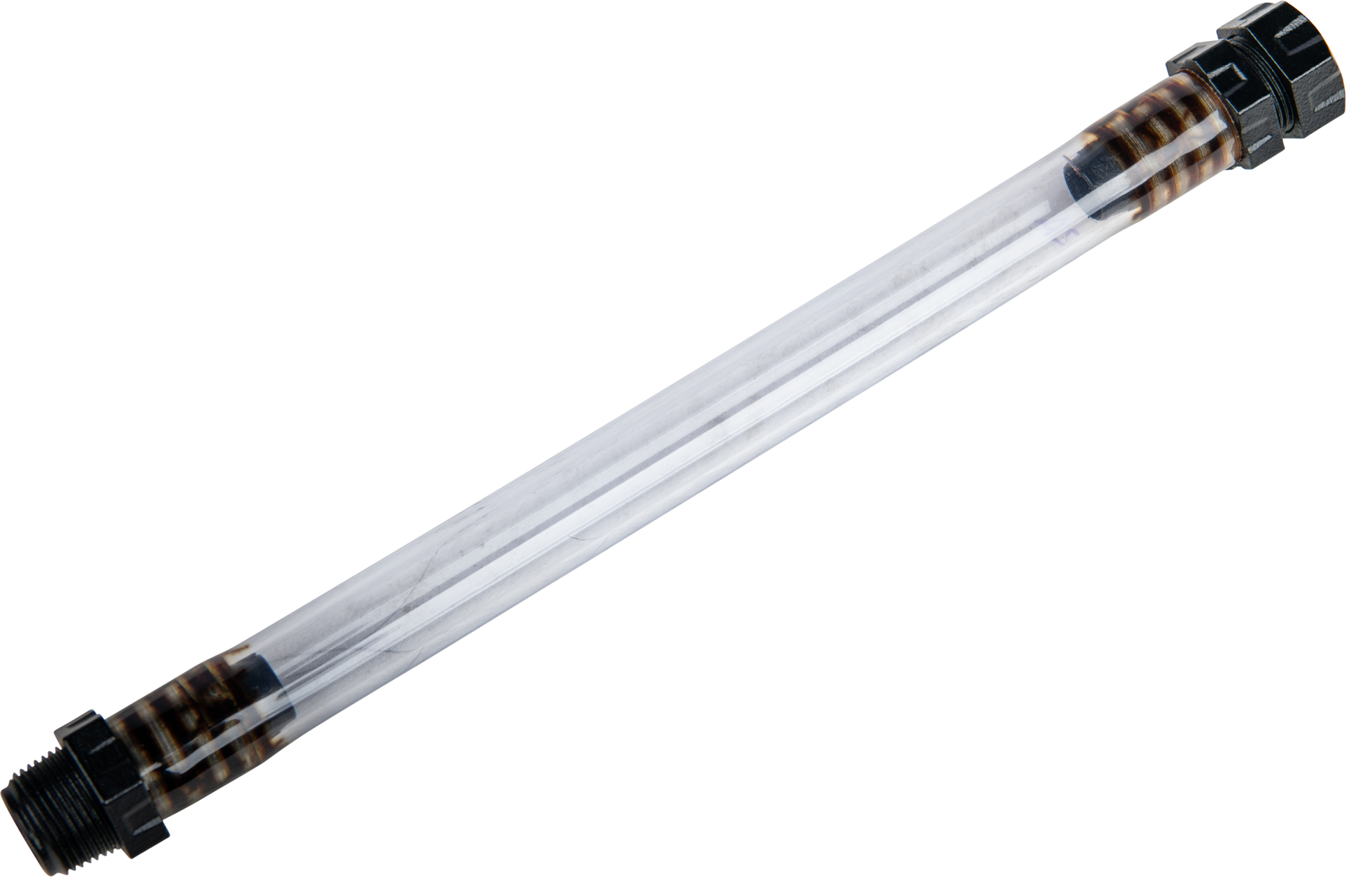 Filler Hose W/Screw Cap Clear 12"