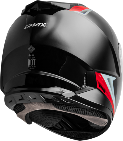 Ff 49 Syth Helmet Black/Red Xl