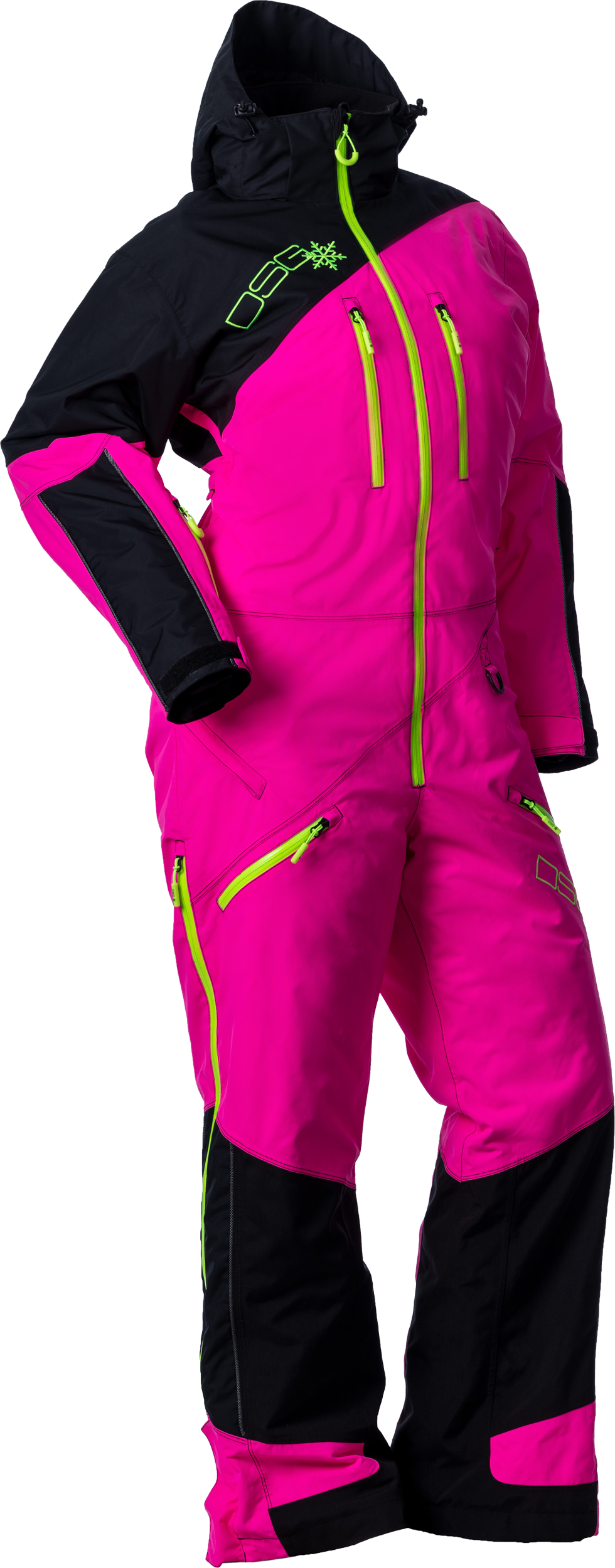 Dsg Monosuit 2.0 Black/Hot Pink 2x