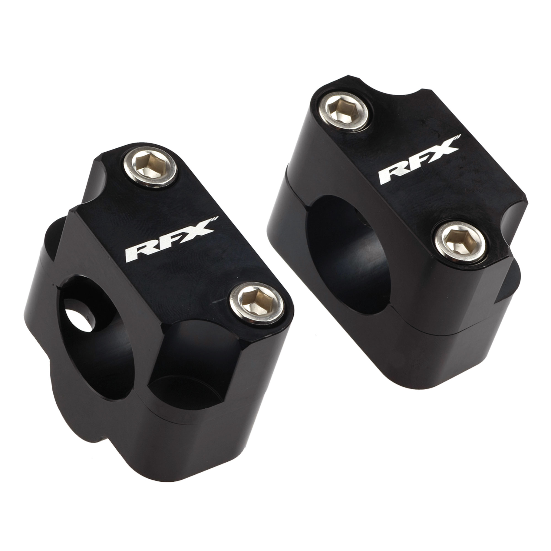 Handlebar Adaptor Kit Black Universal 7/8" To 1 1/8"