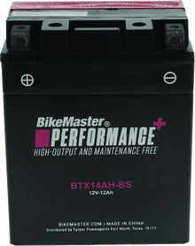 BikeMaster Battery - BTX14AH-BS