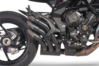 QD Exhaust Power Gun Slip-on - MV Agusta Brutale 800 (2016+), and Dragster 800, F3 675 / 800 (2017+), RVS #1, and Superveloce