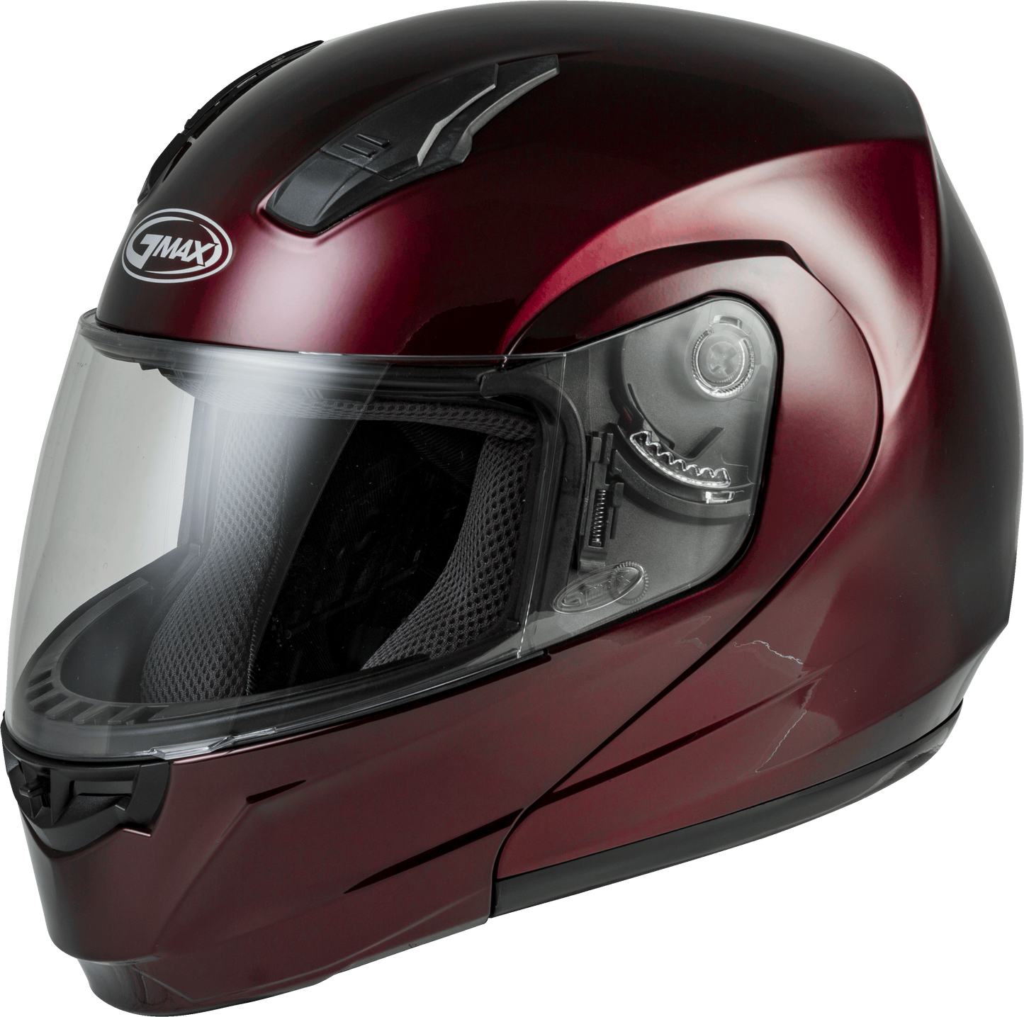 Md 04 Modular Helmet Wine Red Lg