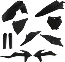 Full Plastic Kit Ktm Black Metallic