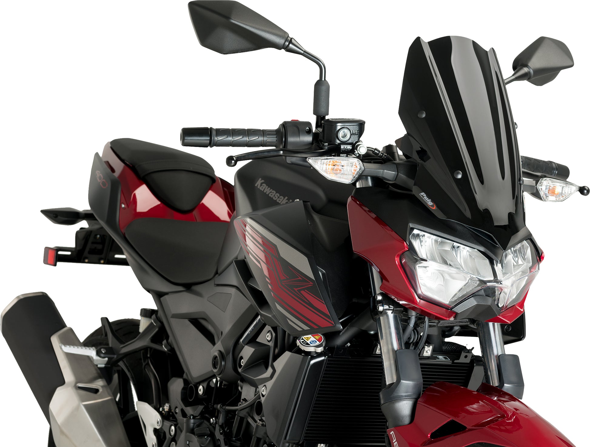 Windscreen Naked New Gen Sport Black Kaw