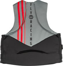 Neoprene Flotation Vest Black/Grey/Red 2x