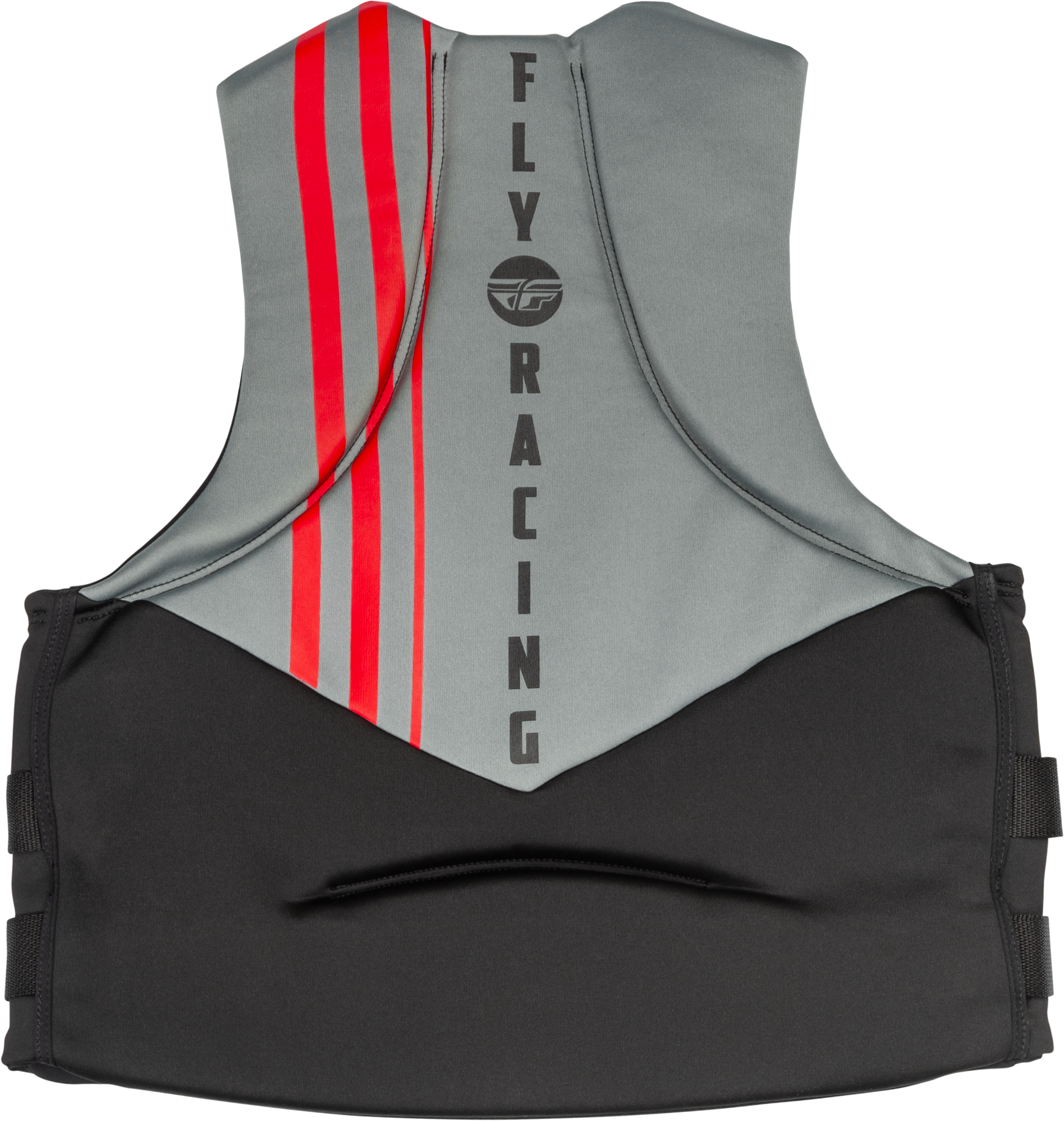 Neoprene Flotation Vest Black/Grey/Red Md
