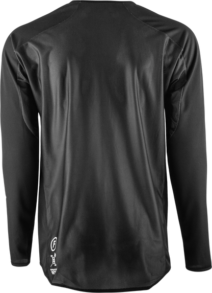 Gravity Long Sleeve Jersey Black Lg