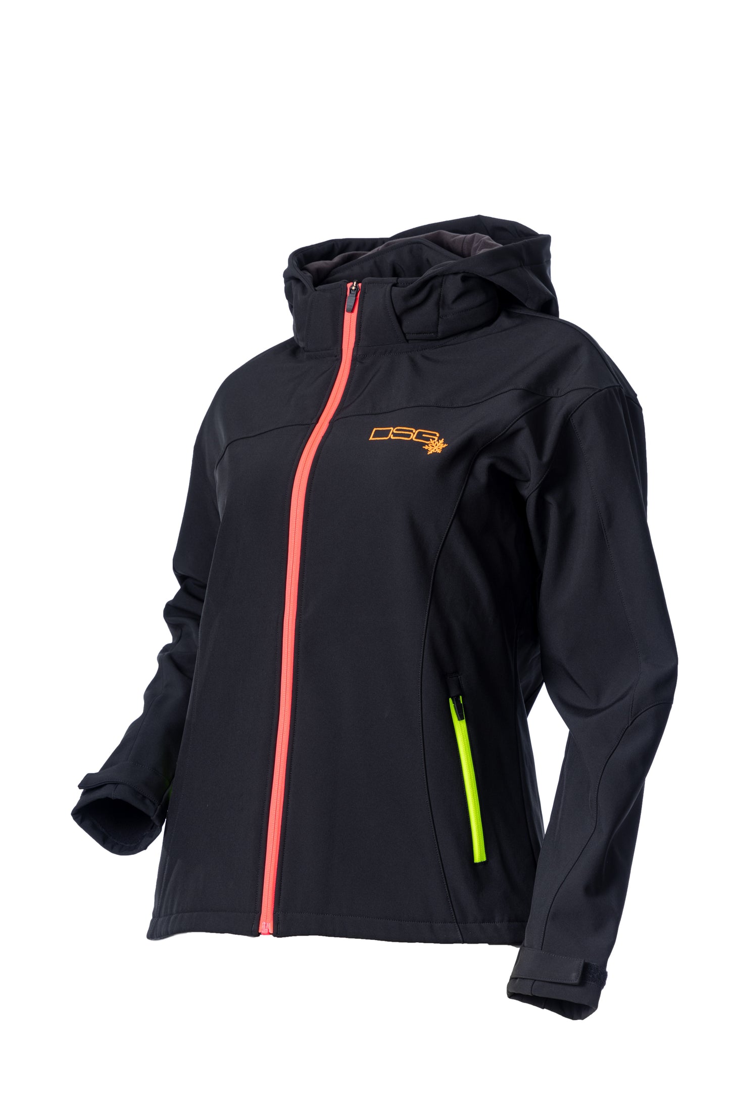 Malea Softshell Jacket Black/Neon 2x