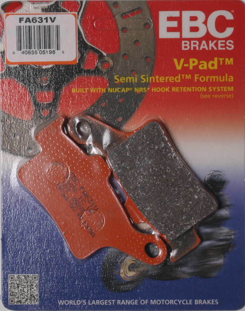 Brake Pads Fa631v Semi Sintered V Series