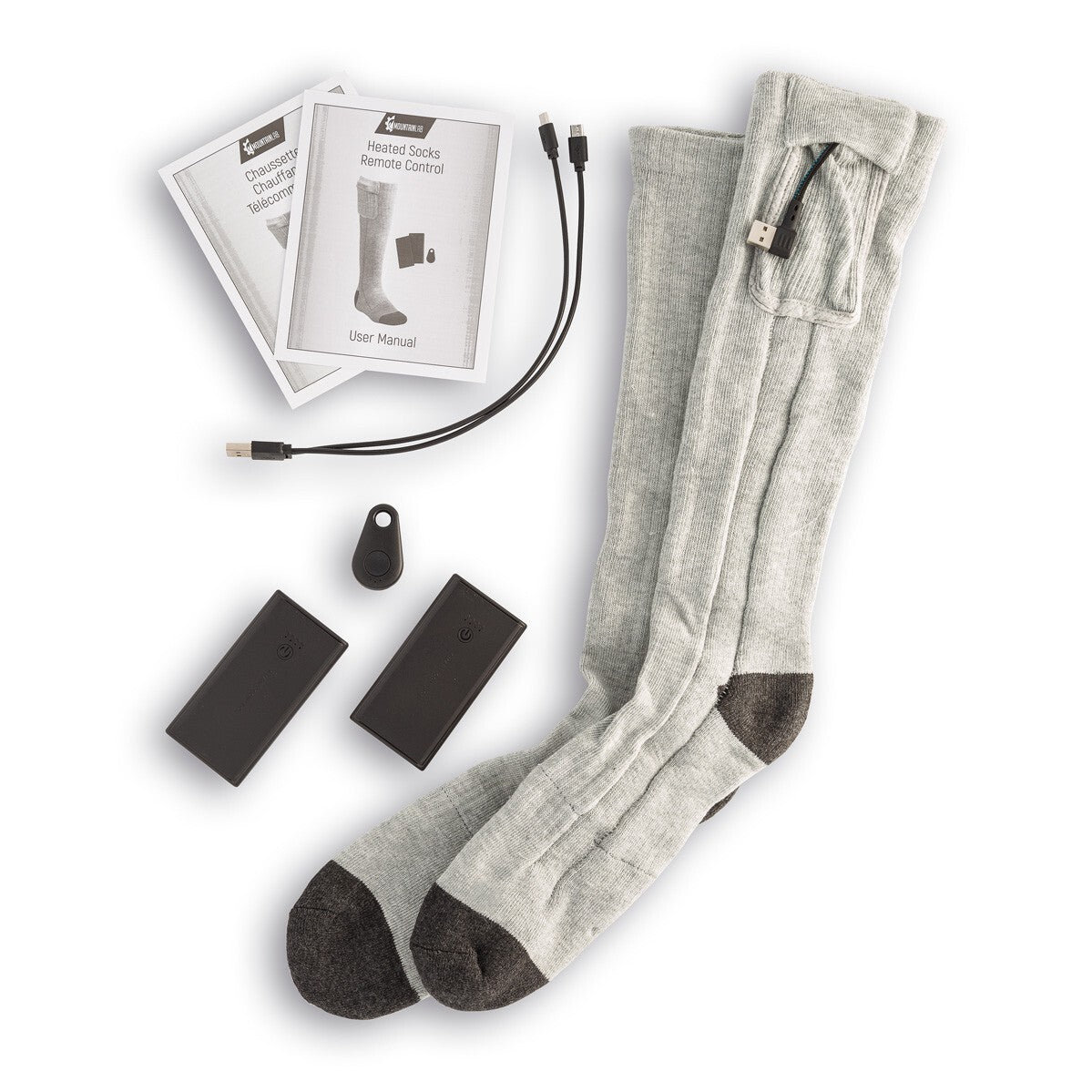 Remote Cntrl Heated Socks Small