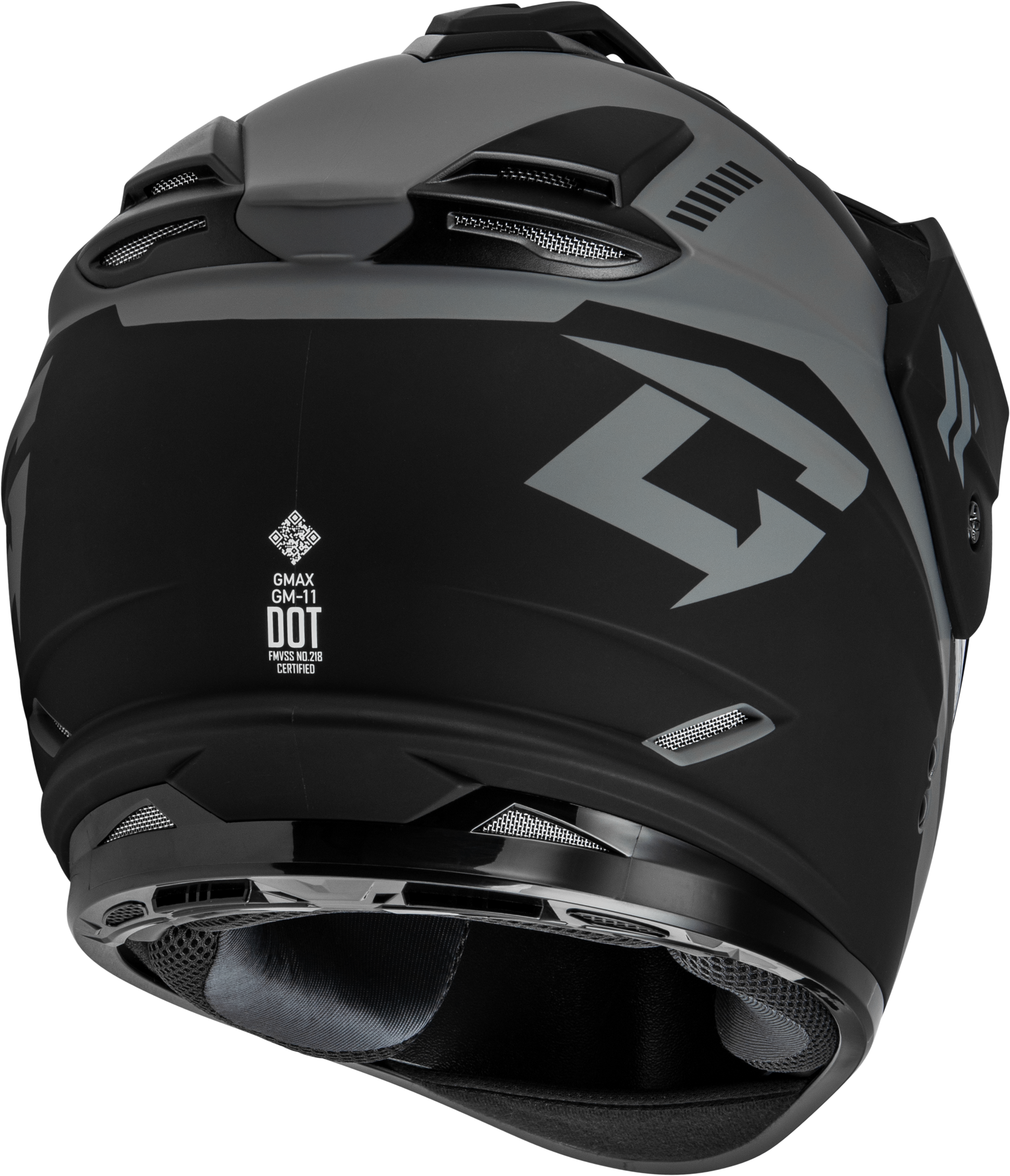 Gm 11 Ronin Helmet Matte Black/Silver Md
