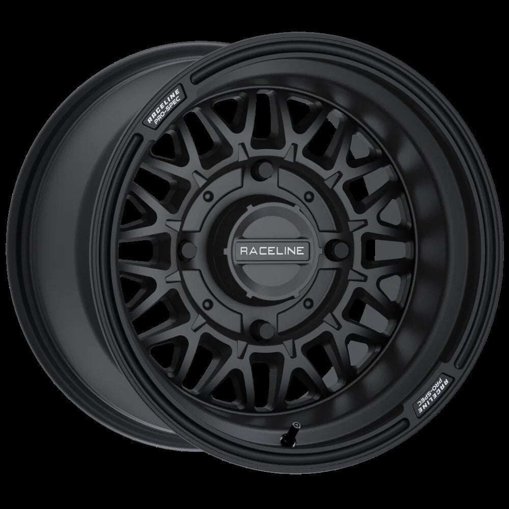 Raceline Omega 15x7 4/156 5+2 (+10mm) Satin Black