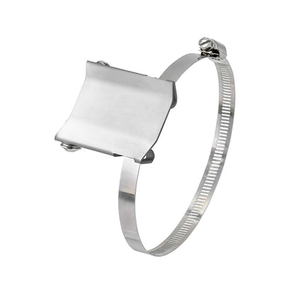 Silencer Heat Guard Extender Silver