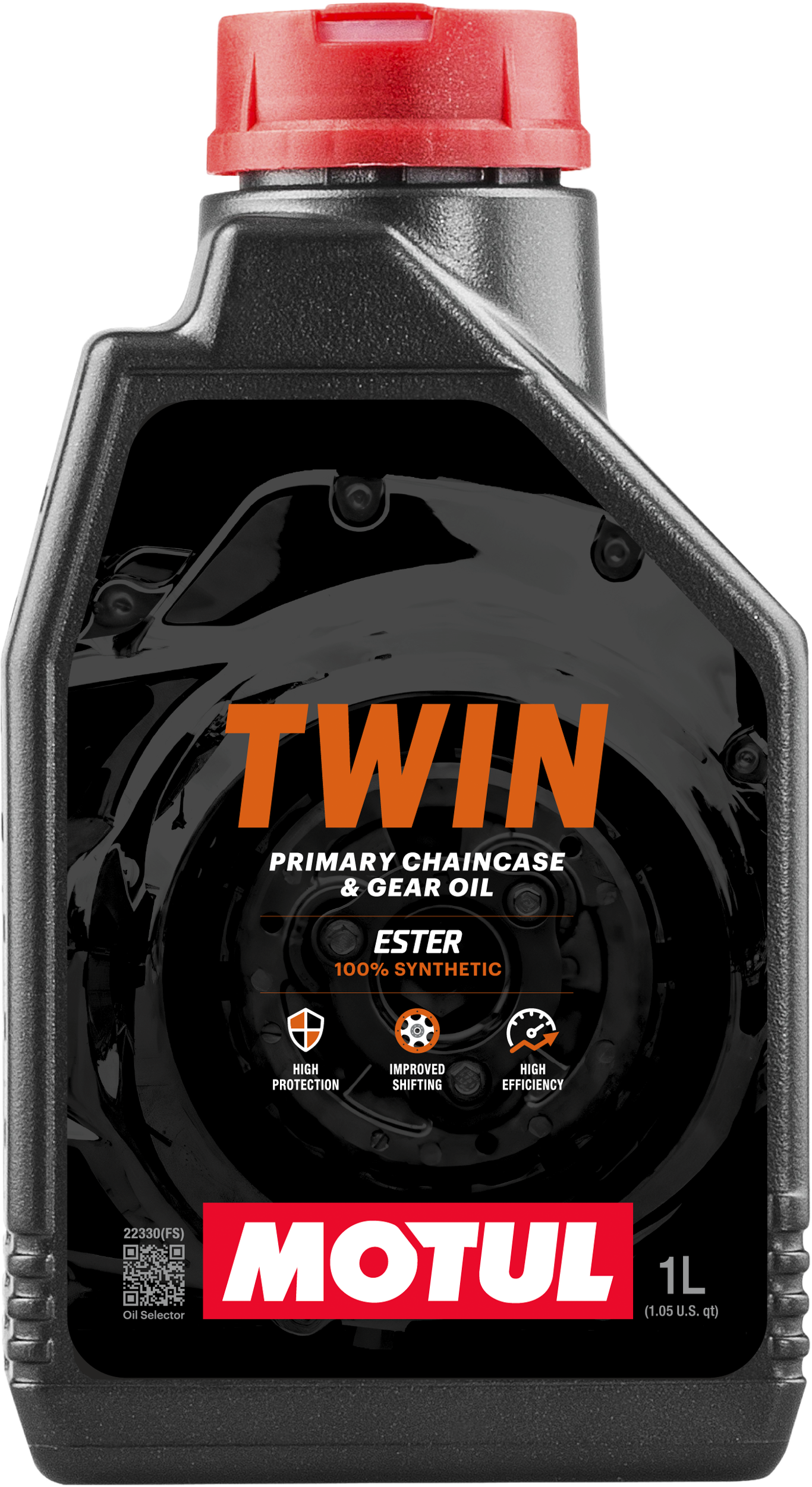 Twin Gear Oil100% Syn 75w90 1qt 12/Case