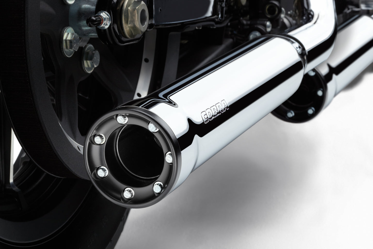 3" Rpt Slip Ons Chrome Sportster 14 22