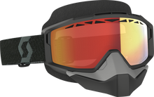 Split Otg Snow Cross Ls Goggle Black W/Ls Red Chrome