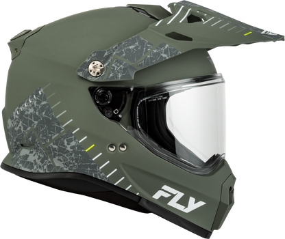 Fly Trekker Granite Helmet Matte Sage/Grey Xs