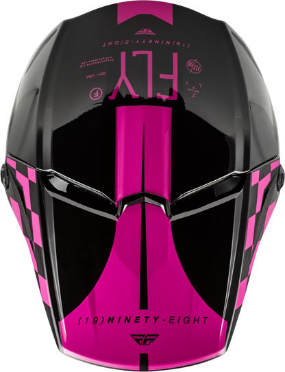 Kinetic Lite Rival Helmet Gloss Black/Pink Md