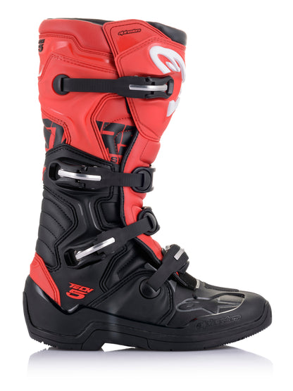 Tech 5 Boots Black/Red Sz 05