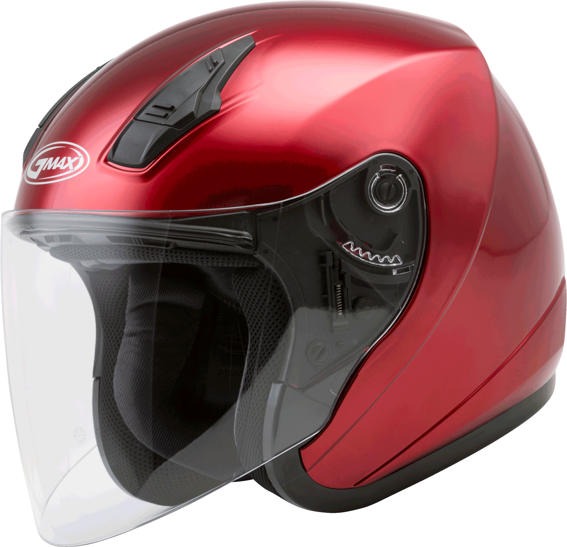 Of 17 Open Face Helmet Candy Red 3x