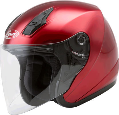Of 17 Open Face Helmet Candy Red 3x