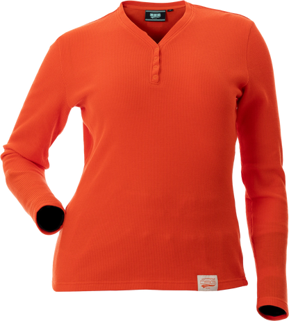 Cozy Waffle Shirt Poppy 4x
