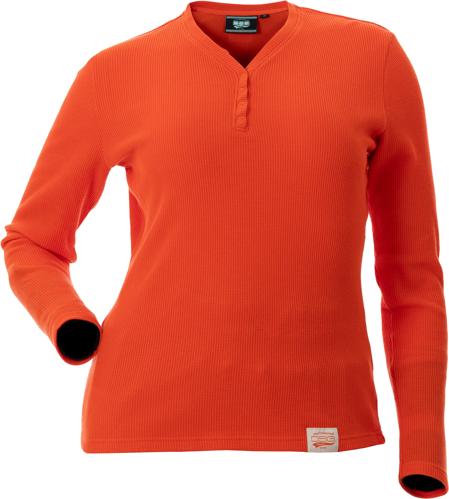 Cozy Waffle Shirt Poppy Md