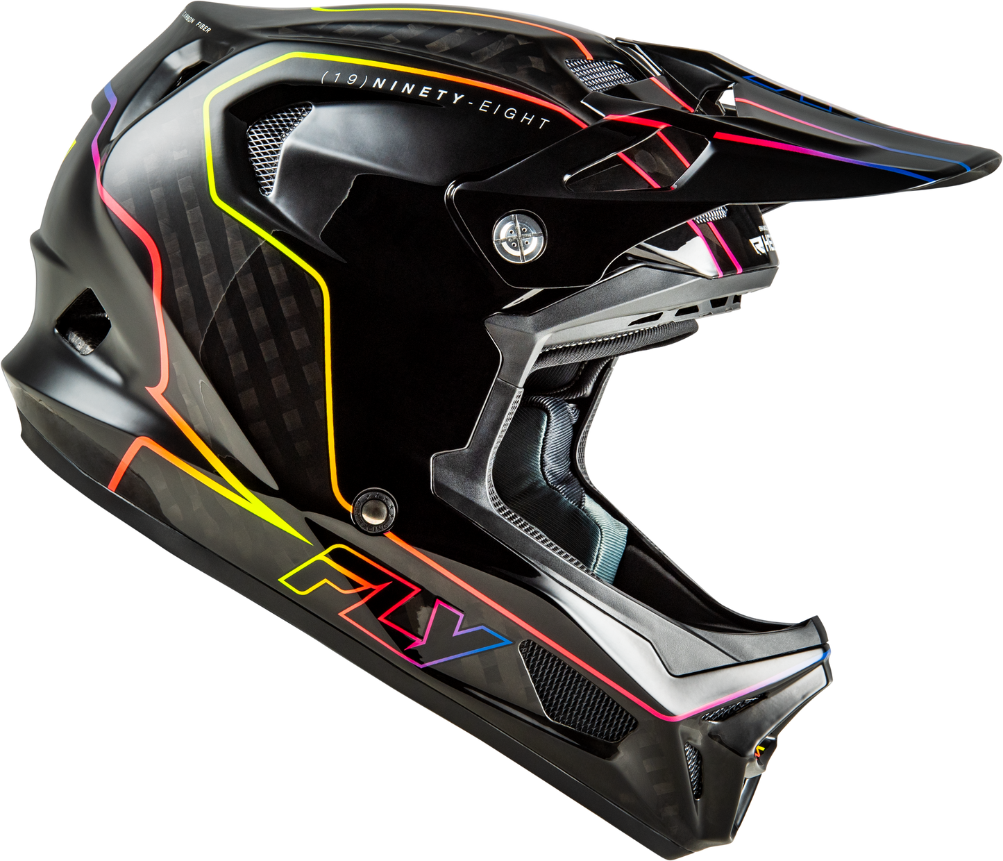 Yth Werx R Flow Carbon Hlmt Black Carbon/Black/Multi Yl