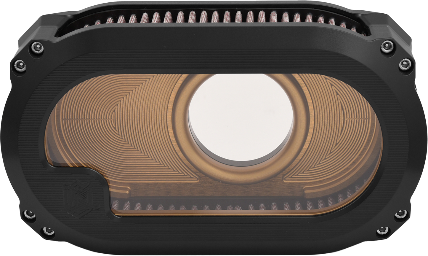Nl Tc Air Cleaner W/Glass Black W/Gold