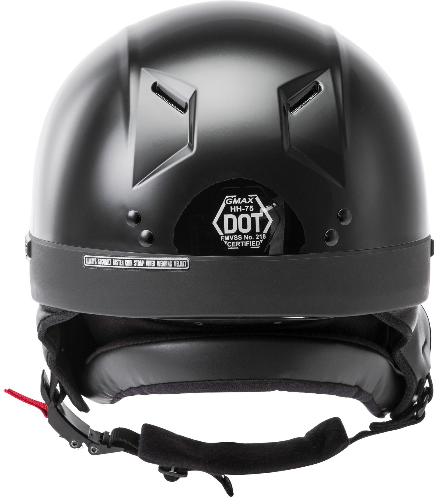 Hh 75 Half Helmet Black Sm