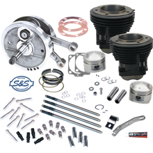 S&S Cycle 70-84 BT 96in Sidewinder Big Bore Stroker Kit - Gloss Black