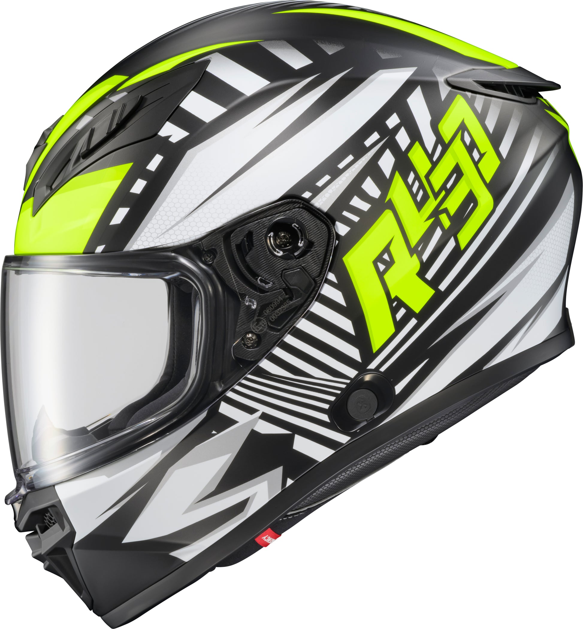 Exo R430 Full Face Helmet Head Trip Hi Viz Lg