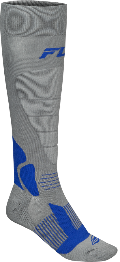 Snow Heavyweight Wool Sock Grey/Blue Lg/Xl