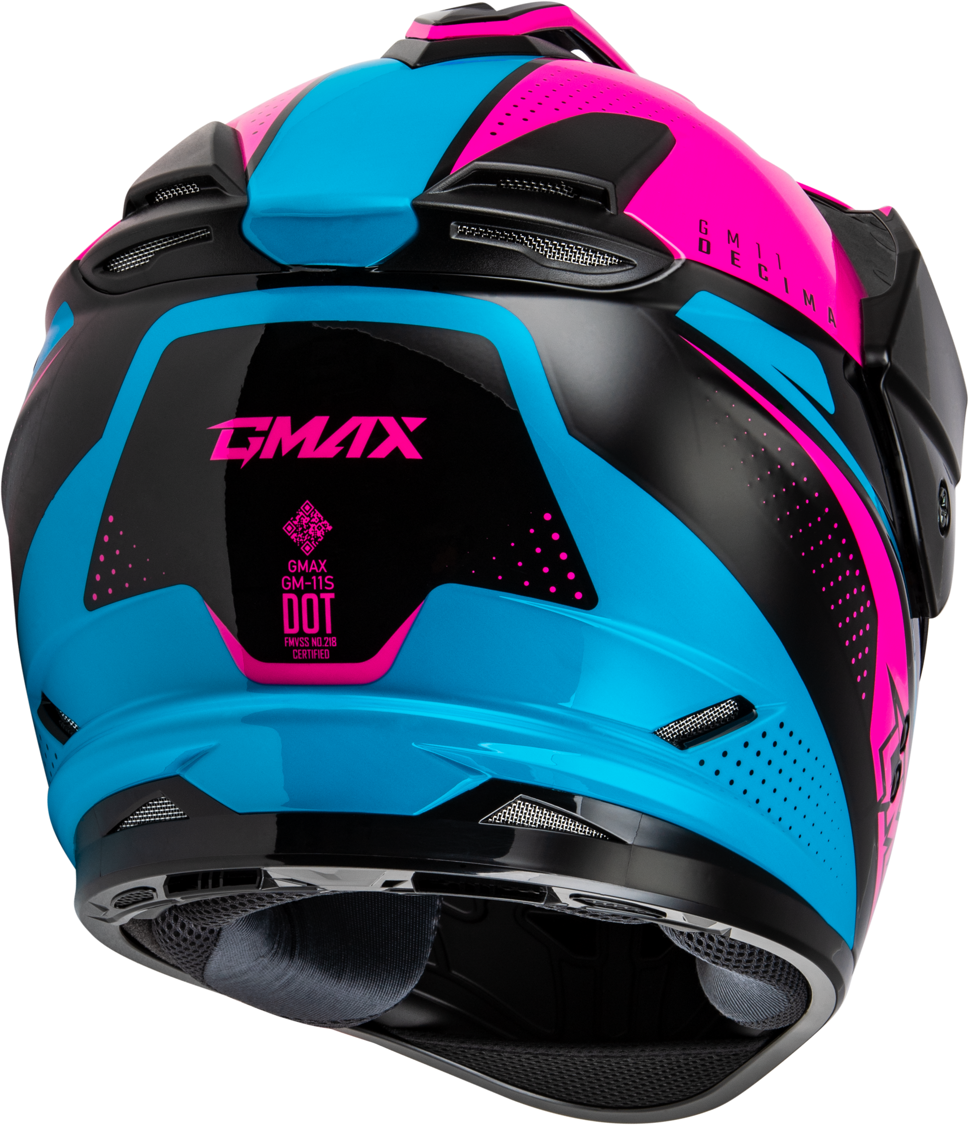 Gm 11 Decima Helmet Black/Pink/Blue Xs