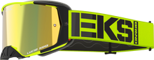 Lucid Caliber Goggle Flo Yellow Gold Mirror Lens