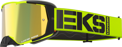 Lucid Caliber Goggle Flo Yellow Gold Mirror Lens