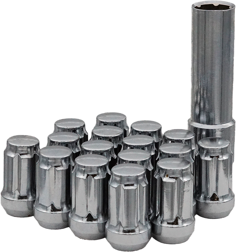 16/Pk 12mmx1.25 Tapered Lug Nuts 60  17mm Head