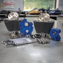 S&S Cycle 2017+ M8 124in CI Oil Cooled Power Pack w/ Chrome Pushrod Tubes