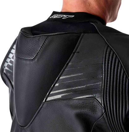 Tractech Evo D3o Jacket Blk/Whi Leather Xl