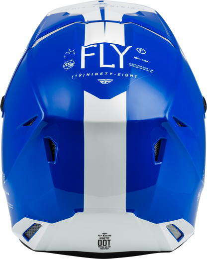 Kinetic Lite Rival Helmet Gloss Blue/White Md