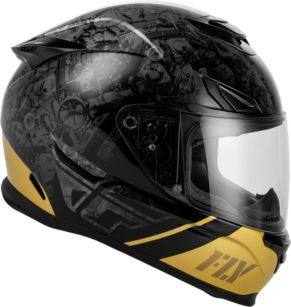 Sentinel Mech Helmet Black/Grey/Gold Xl