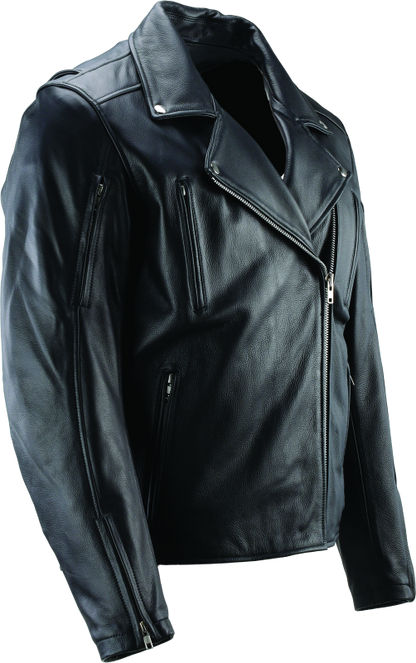 Kuryakyn Leather By River Road Ironclad Classic Leather Jacket Black - Small