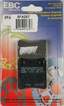 Brake Pads Sfa257 Organic