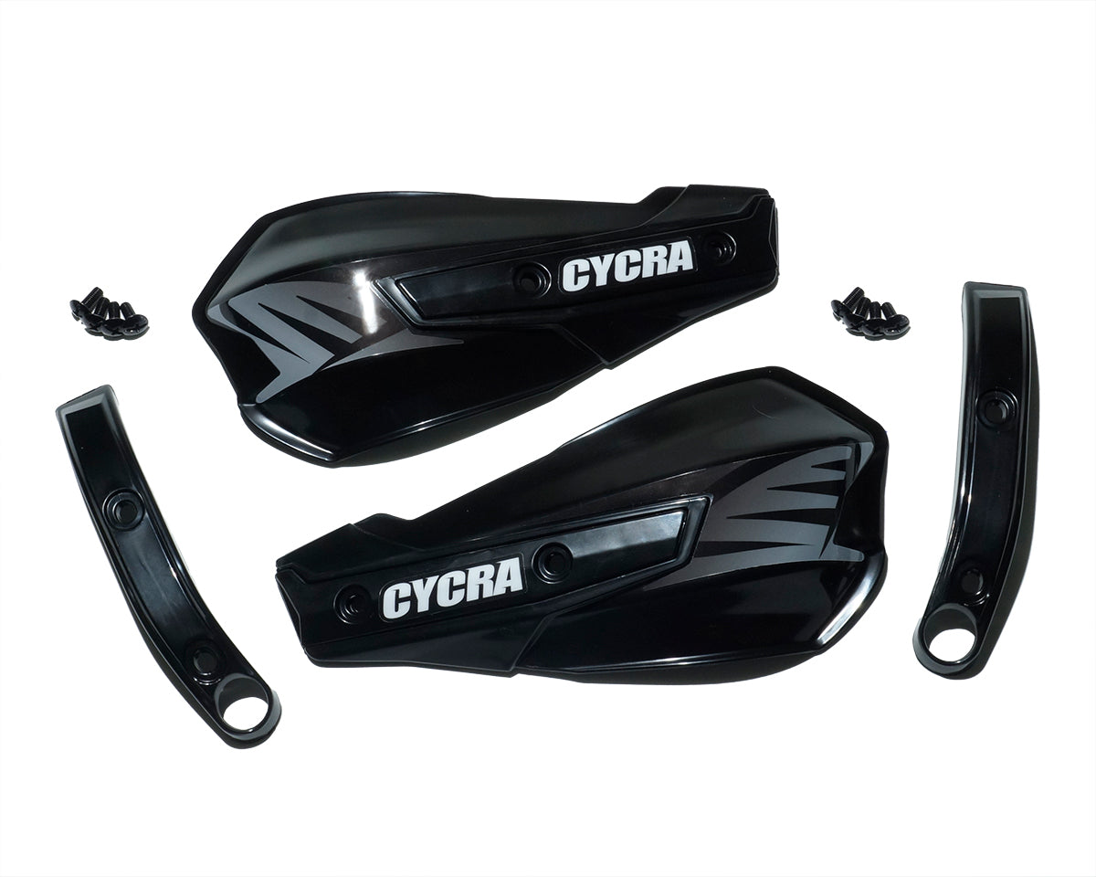 Vortex Handshields W/Abrasion Guards   Black