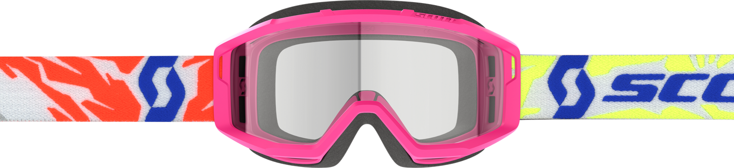 Primal Youth Goggle Pink Clear Lens