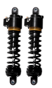 Progressive Harley Ultra Touring-QPS 944 Series Shocks, 13in, 12in Ride Height Heavy Duty - Black /