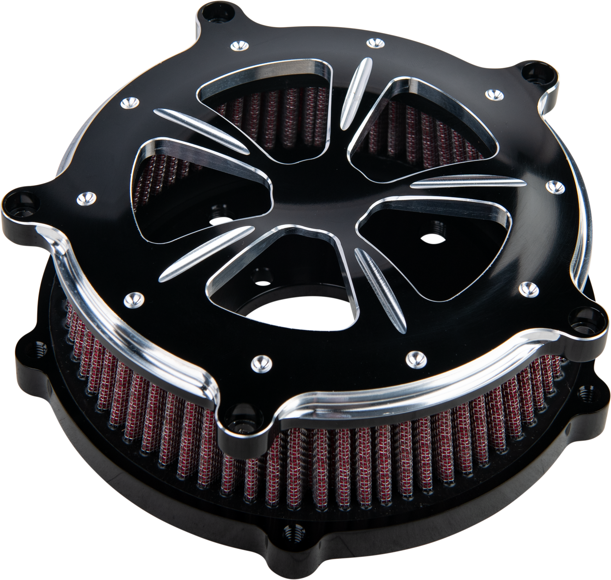 Commodore Air Cleaner Kit Black Contrast W/ Clear Window