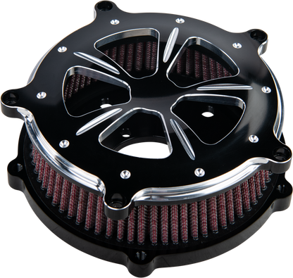Commodore Air Cleaner Kit Black Contrast W/ Clear Window