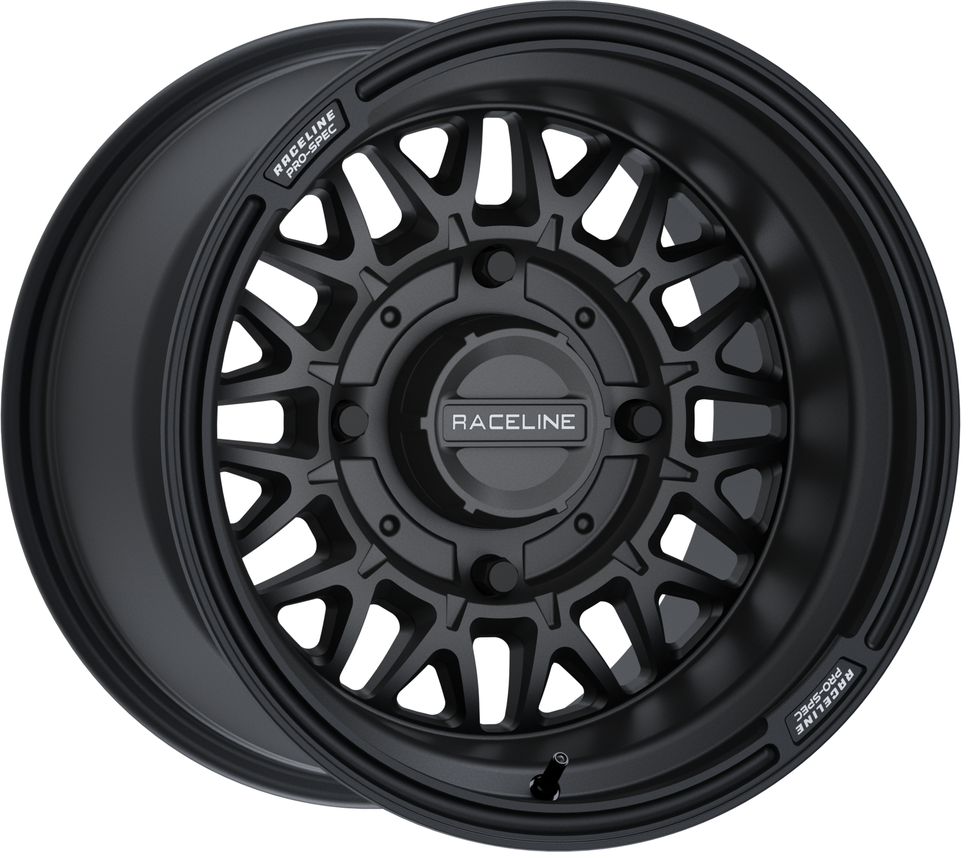 Raceline Omega 15x10 4/137 5+5 (0mm) Satin Black